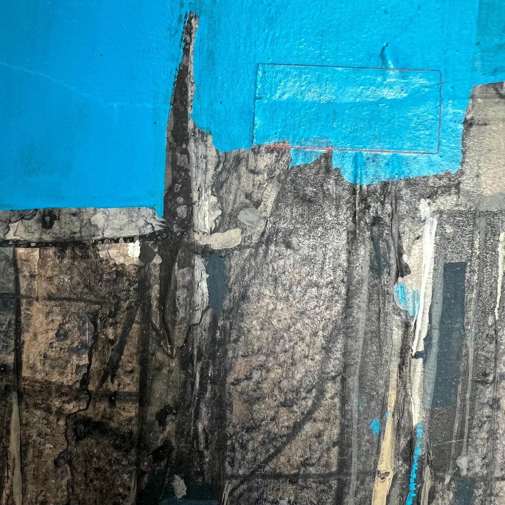 Mixed Medium painting "Ancient Walls" by Donald Louthian - Picture 3 of 11